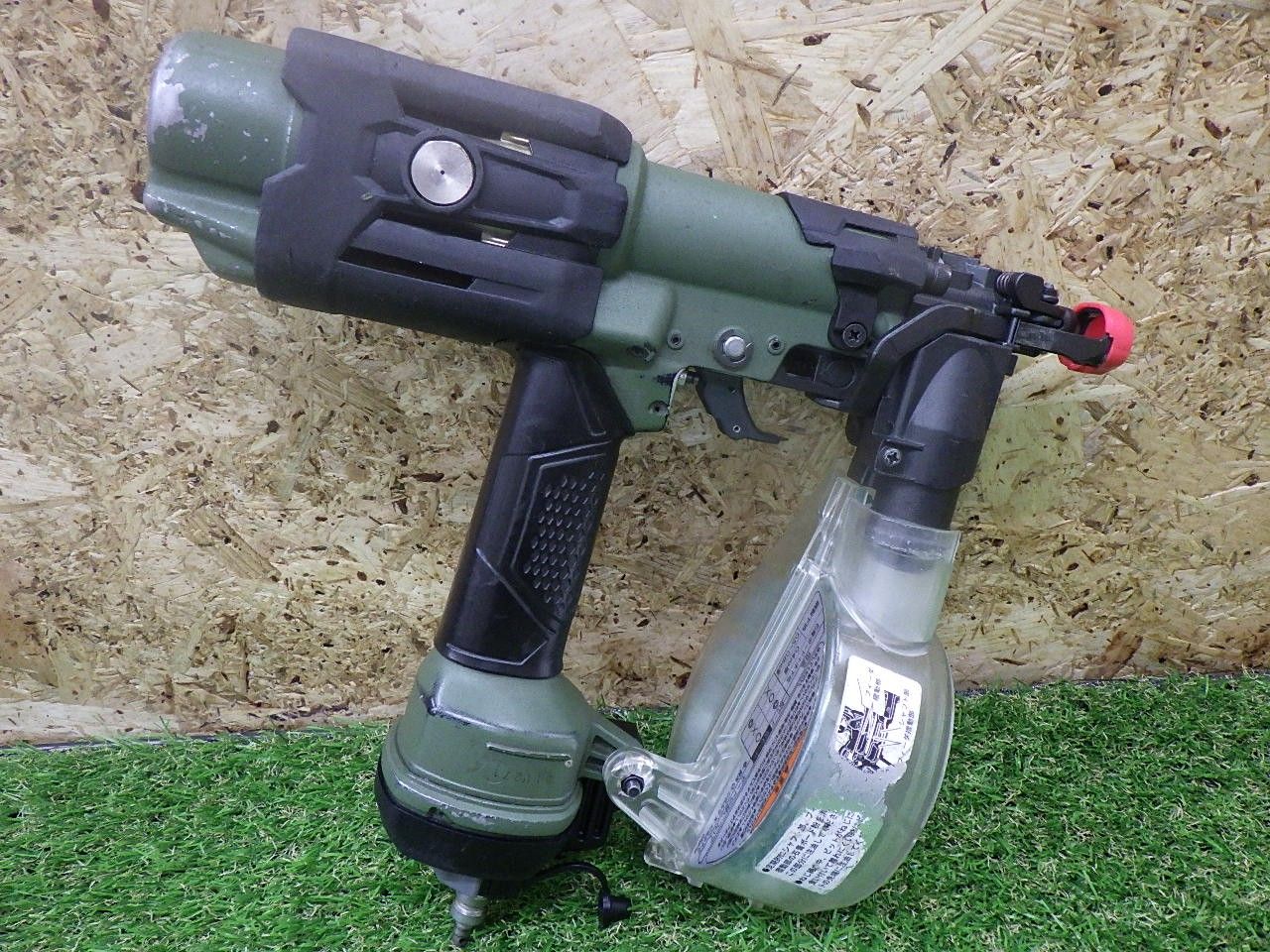 HiKOKI 高圧ねじ打機 アブソリュートグリーン WF4HS-AG 大工道具 動作 済 品 100サイズ発送