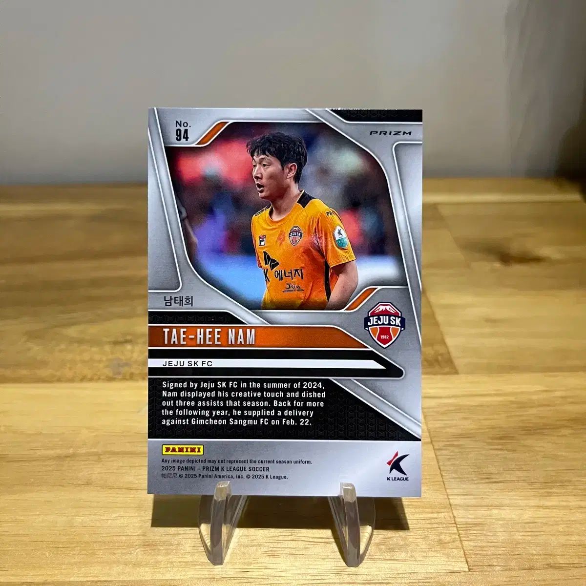 Kリーグ プリズム チェジュSK ナム テヒ GENESIS ジェネシス カード