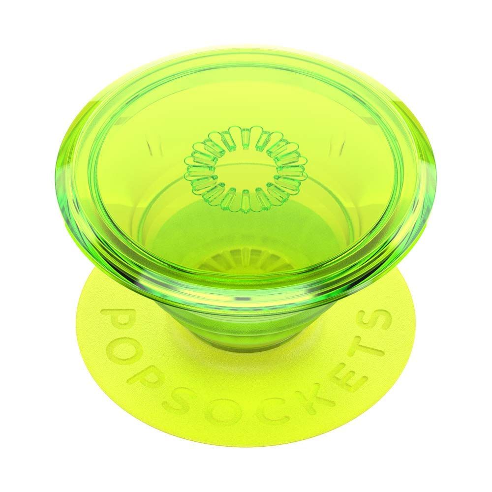  新品 PopSockets ポップグリップ Neon Glow Blazing Lime(ネオン グロウ ブレイジング ライム) その他
