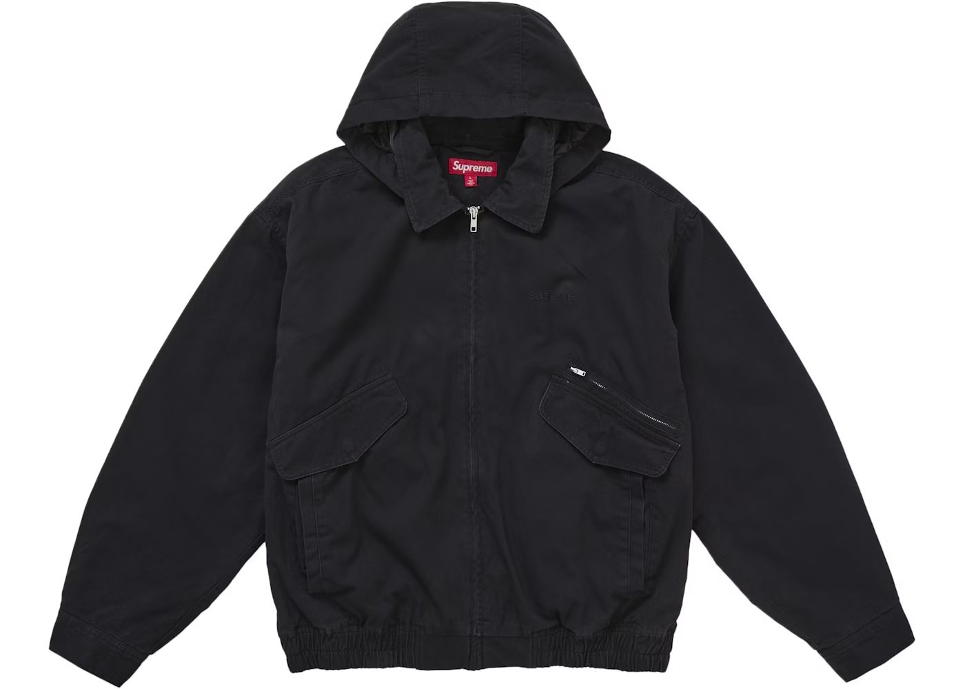 XL supreme Hooded Utility Jacket black - メルカリ