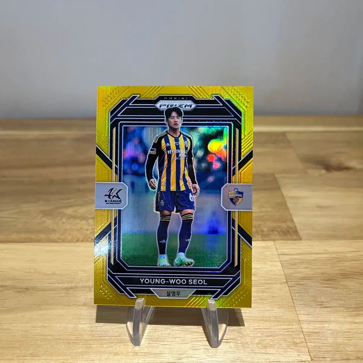 Kリーグ プリズム ONE年 ウルサン HYUNDAI ソル ヨンウ 10 GOLD カード