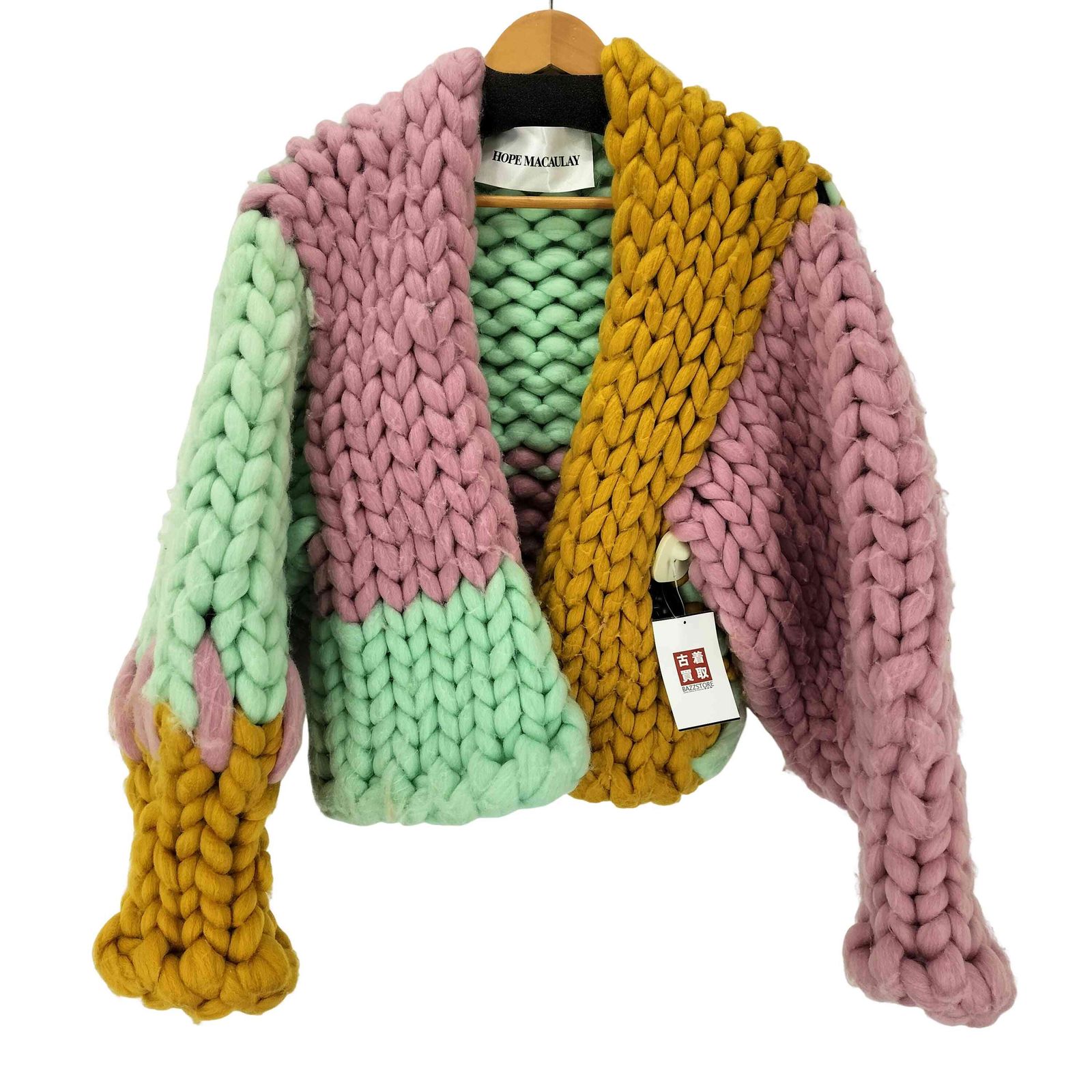 USED古着(ユーズドフルギ) hope macaulay Chunky Knit Jacket レディース 表記無 【中古】【ブランド古着バズストア】 ユーズドフルギ USED古着 hope macaulay Chunky Knit Jacket