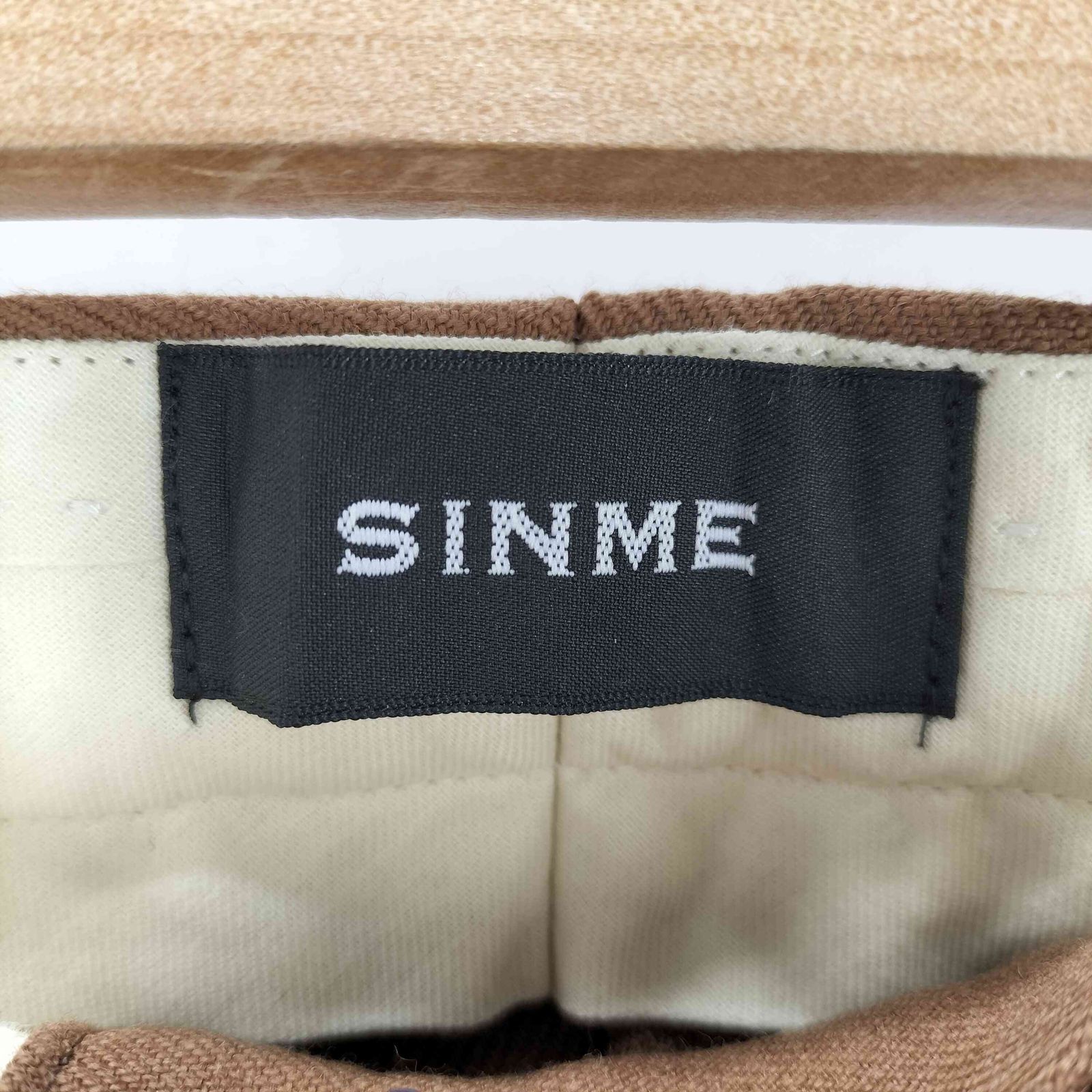 シンメ SINME ツイルパンツ キャメル レディース 1 - メルカリ
