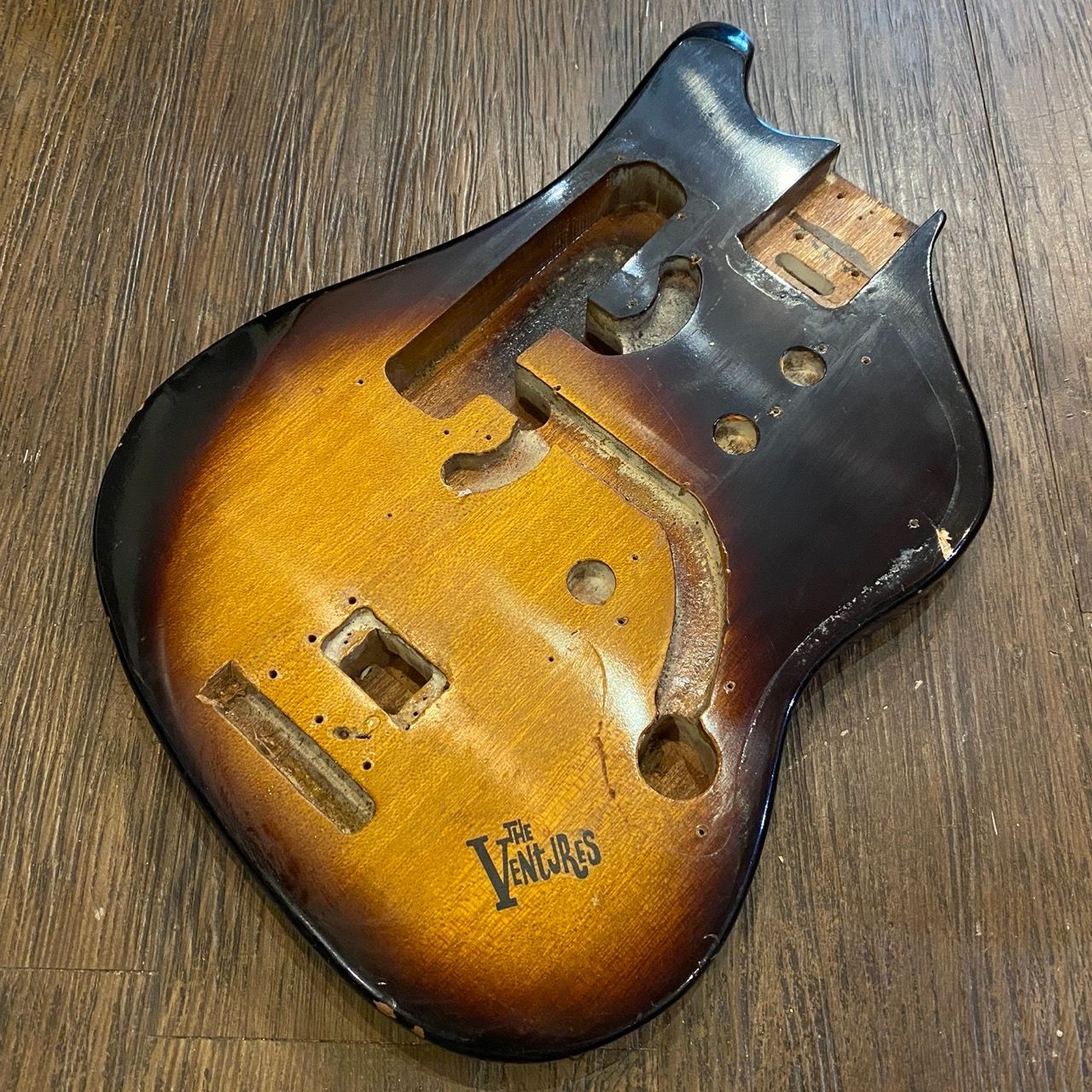 Teisco SS 2 L Guitar Body 1960年代 マホガニー ビザール テスコ エレキギター ボディ