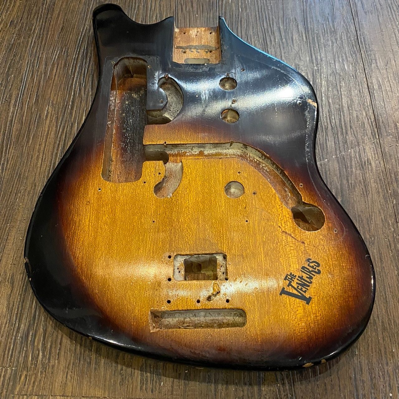 Teisco SS 2 L Guitar Body 1960年代 マホガニー ビザール テスコ エレキギター ボディ