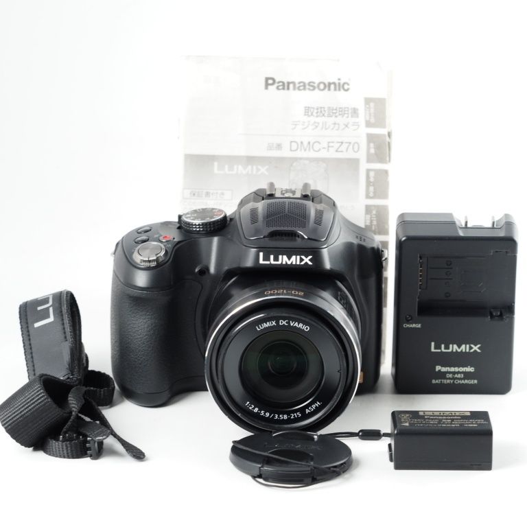 Panasonic LUMIX FZ70 光学60倍 ブラック パナソニック コンパクト