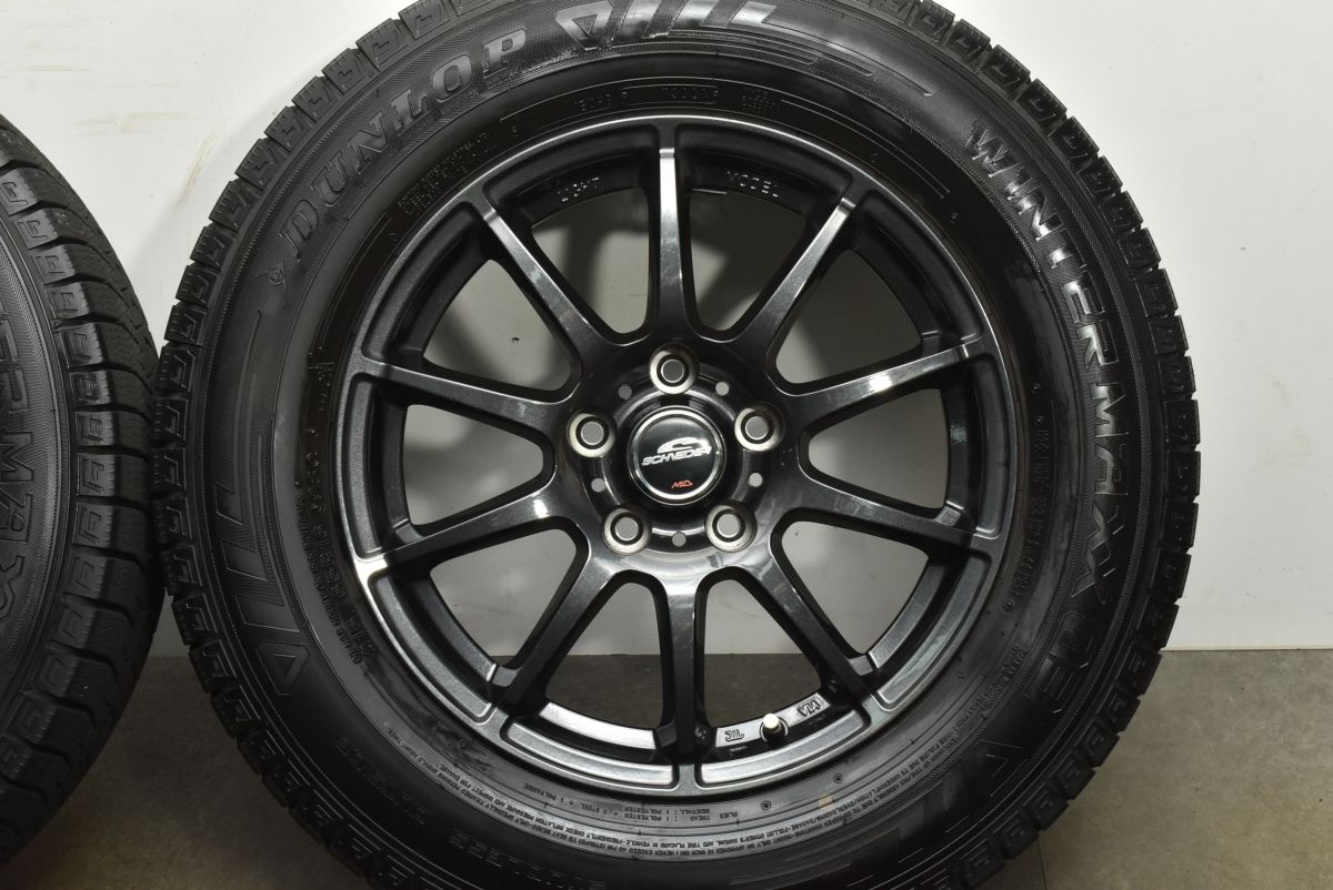  バリ溝 シュナイダー 16 in 6 5 J 38 PCD 114 3 ダンロップ ウィンターマックス03 215 65 R アルファード カローラクロス 16インチ タイヤ ホイールセット