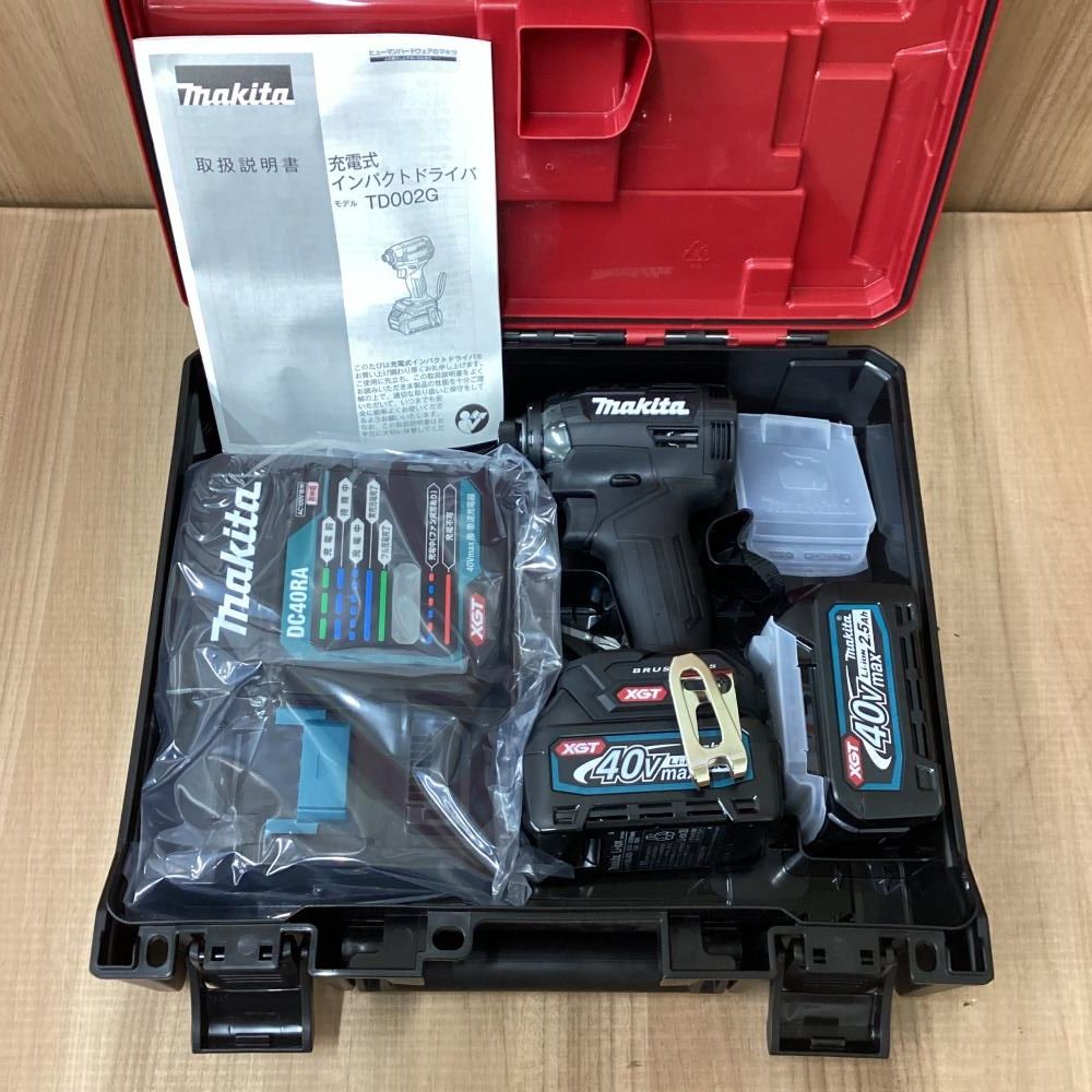 makita マキタ TD002GRDX 充電式インパクトドライバ 40Vmax 商品説明要 201