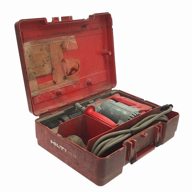 ☆中古品☆HILTI ヒルティ 100V ハンマードリル TE17 ケース付 コード 