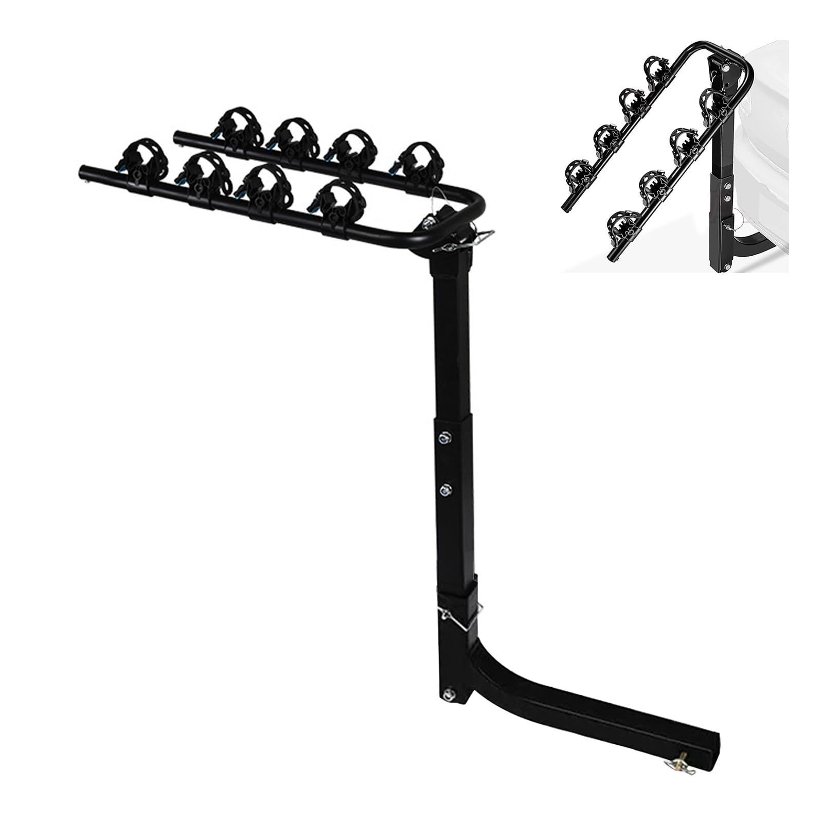 オフロード車 サイクルキャリア 車載 自転車ラック リアキャリア ロードバイク トランクキャリア 折りたたみ アウトドア対応 外装パーツ アクセサリ 2 3 4台積み 頑丈設計 40cmベースブラケット 4台