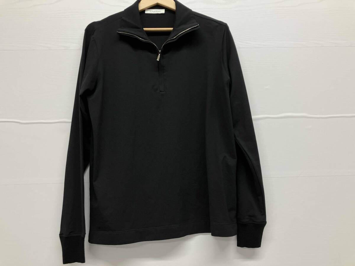 Cruciani クルチアーニ 長袖Tシャツ ハーフジップカットソー サイズ48 