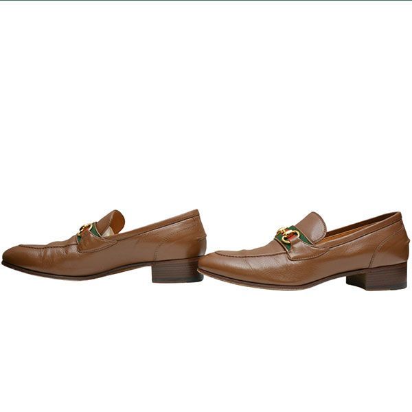 GUCCI グッチ シェリーライン ホースビット ローファー レザーブーツ