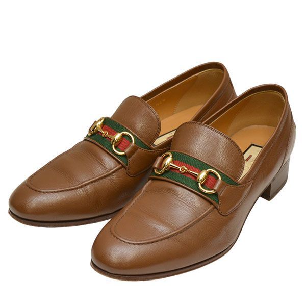 GUCCI グッチ シェリーライン ホースビット ローファー レザーブーツ