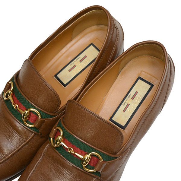 GUCCI グッチ シェリーライン ホースビット ローファー レザーブーツ