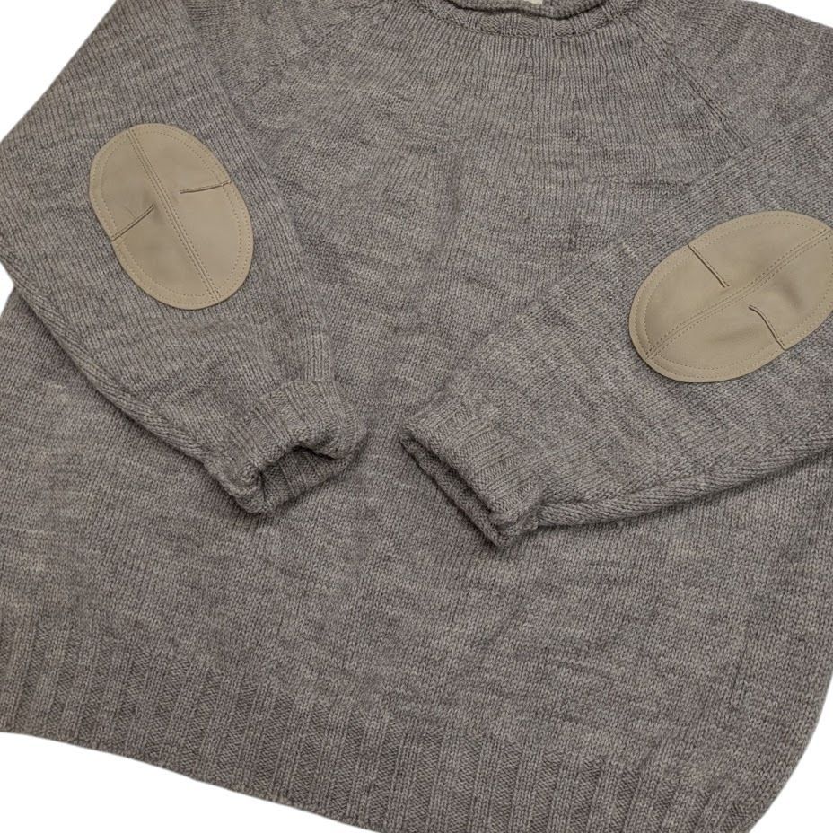 OLD JOE&CO. TWEEDY YARN ROLL-NECK SWEATER オールドジョー エルボー