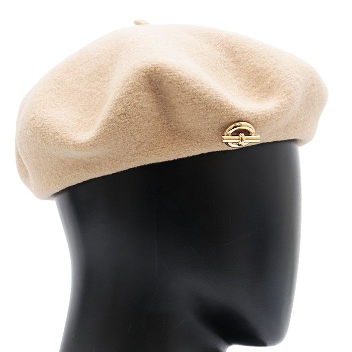 HERMES エルメス ベレー帽　シェーヌダンクル 帽子 ホワイト コットン 楽天市場】【20%OFF】 エルメス キャスケット シェーヌダンクル