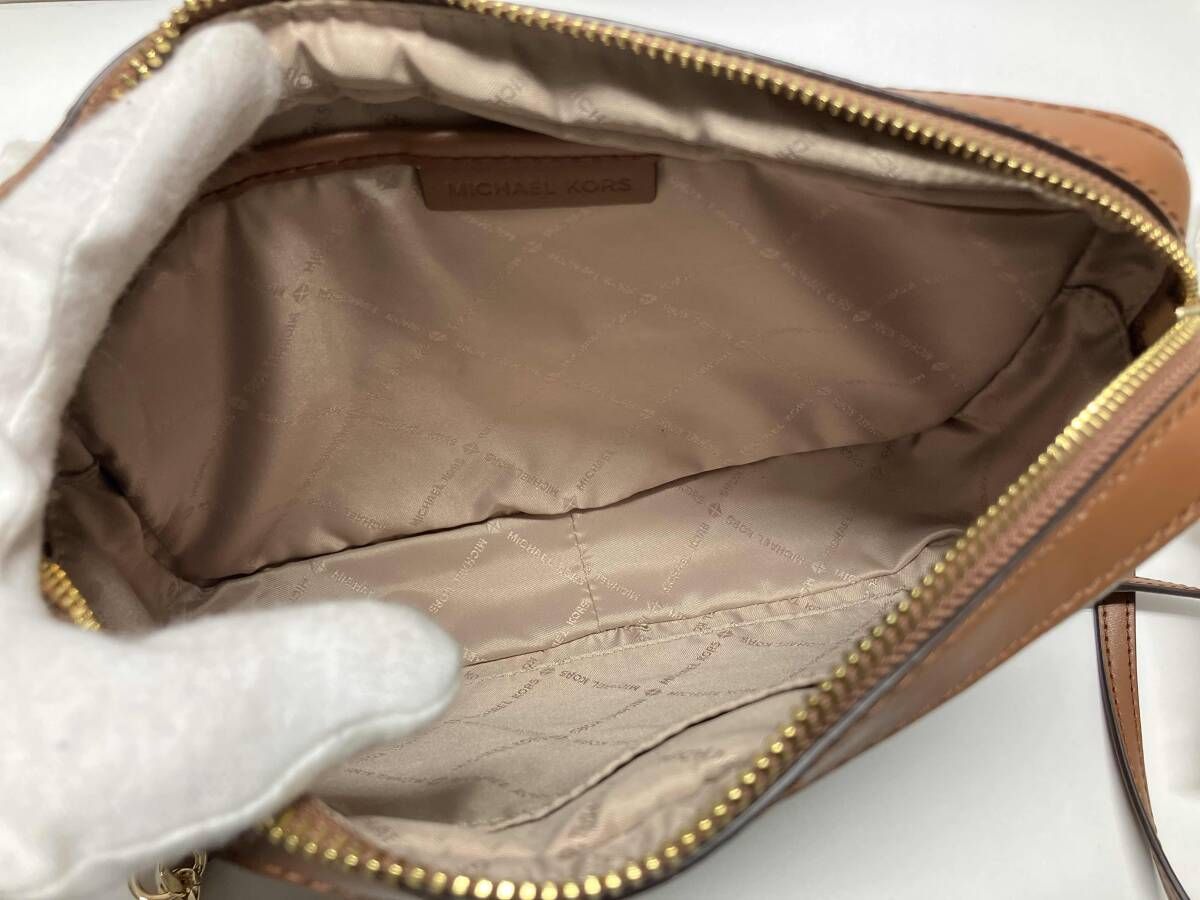  MICHAEL KORS マイケルコース ショルダーバッグ 花柄×ブラウン その他 小物