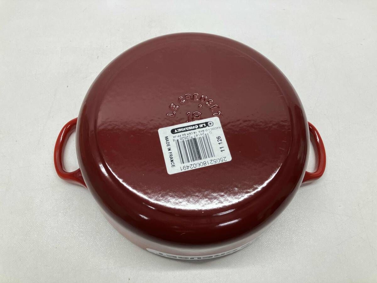 未使用品 LE CREUSET ココットロンド バッセ 18cm/1.5L ル・クルーゼ