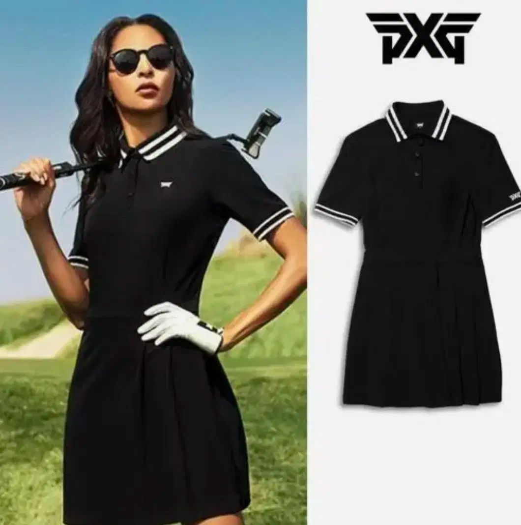  PXG ブラック 半袖 ONE PIECE その他 レディースウェア