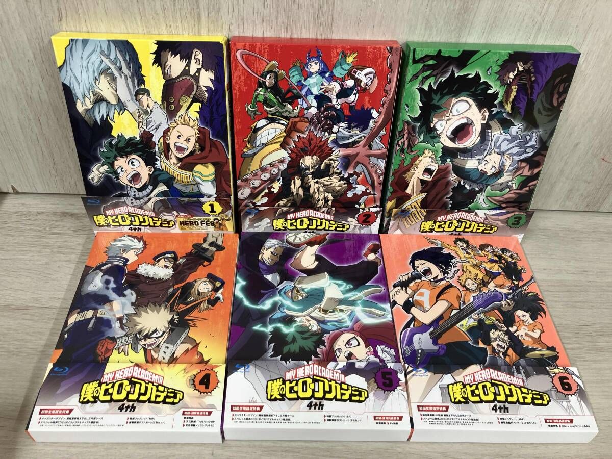 全6巻セット]僕のヒーローアカデミア 4th Vol.1~6(Blu-ray Disc)