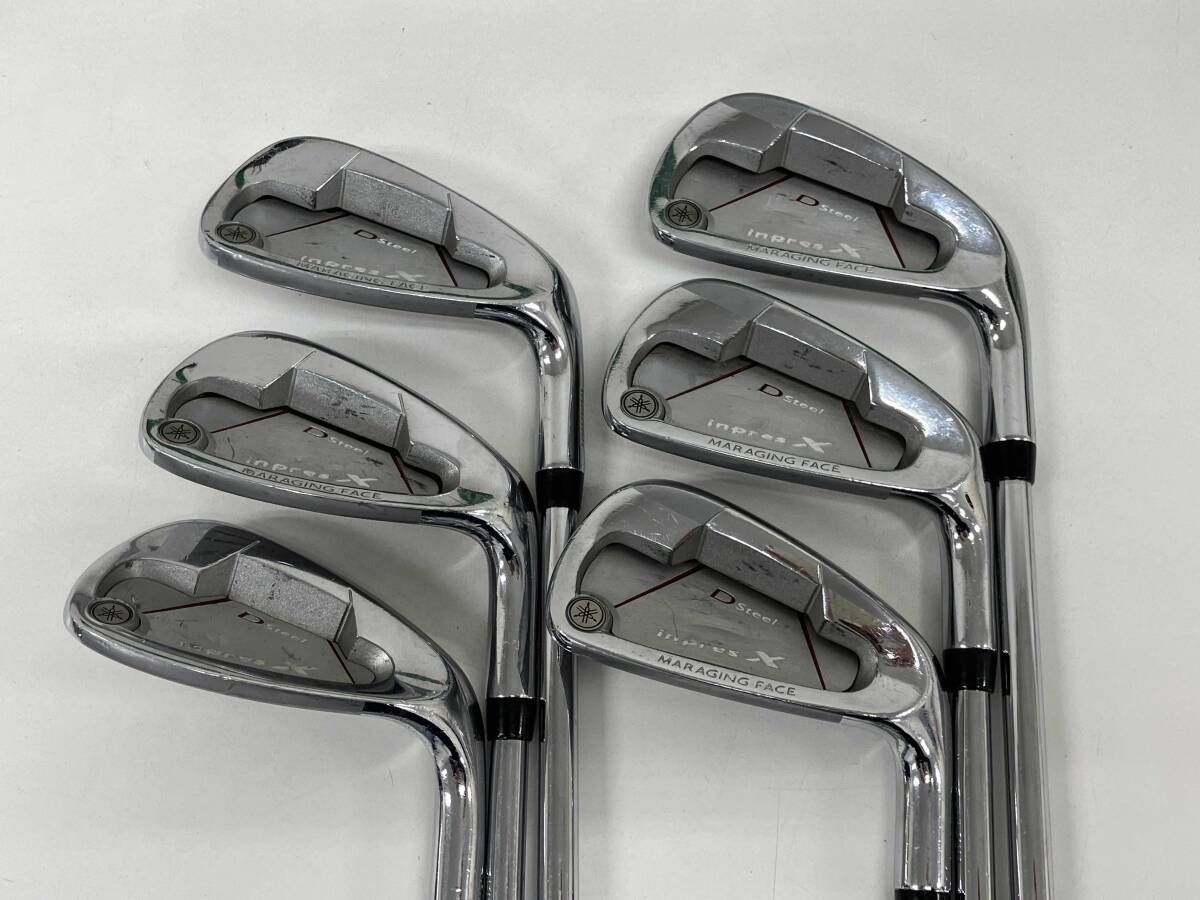 YAMAHA inpres X D Steel アイアンセット 5 6 7 9 P S 6本セットN.S.PRO 950GH フレックスS