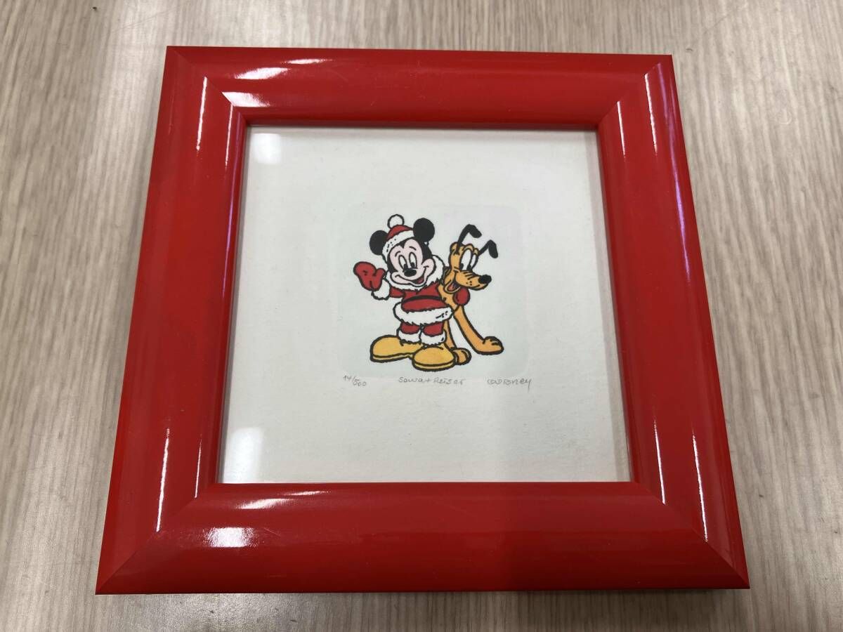 古沢 岩美、けまん草、希少な大判額装用画集より、新品高級額装付