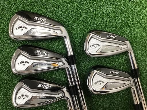 得価，新作登場 【中古】 キャロウェイ EPIC FORGED STAR 5S アイアンセット IR リシャフト (フレックスその他) メンズ 男性用 右利き 右用 Cランク ゴルフクラブ 単体アイアン
