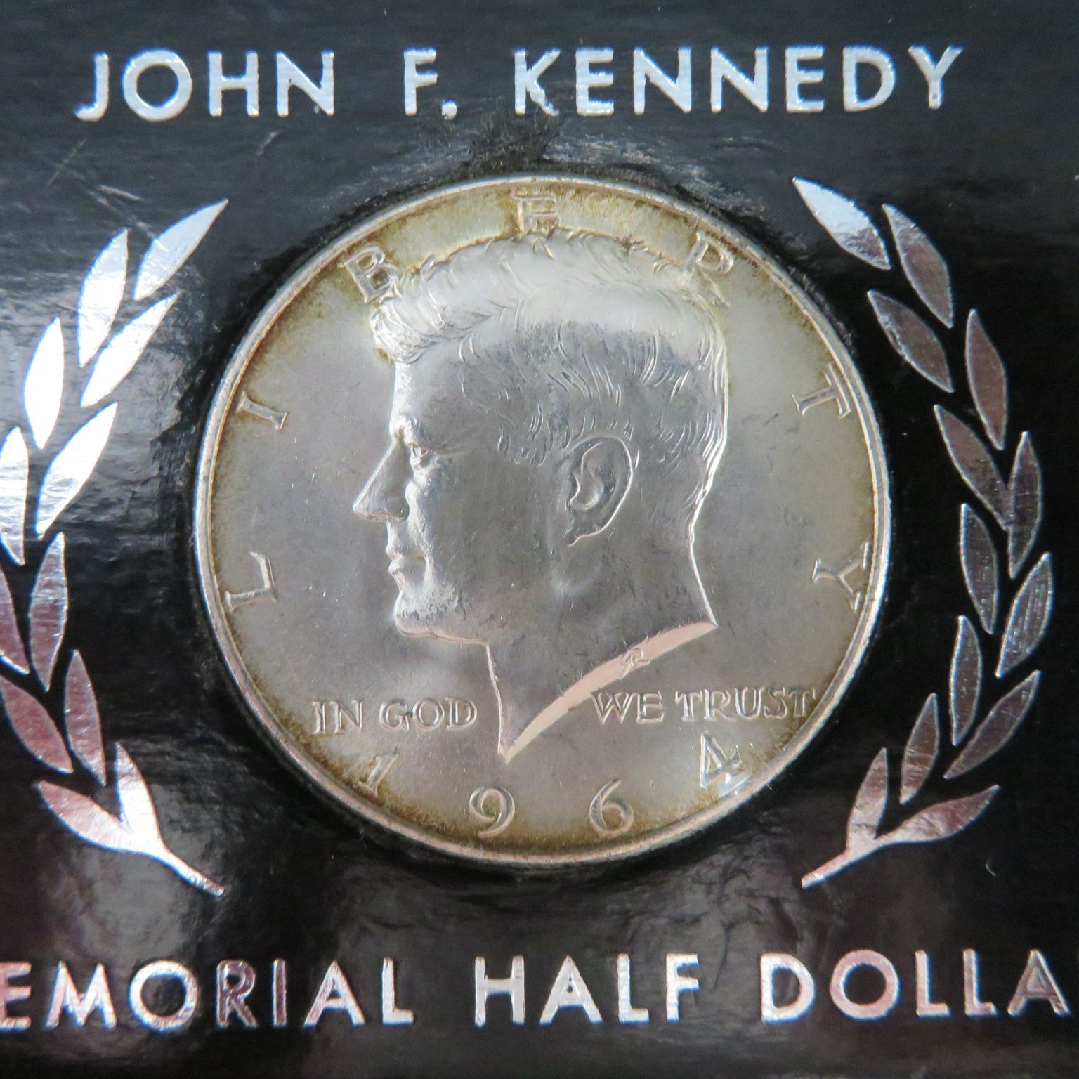 7575□アメリカ□ケネディ□1/2ドル銀貨□HALF DOLLAR□1964年□送料