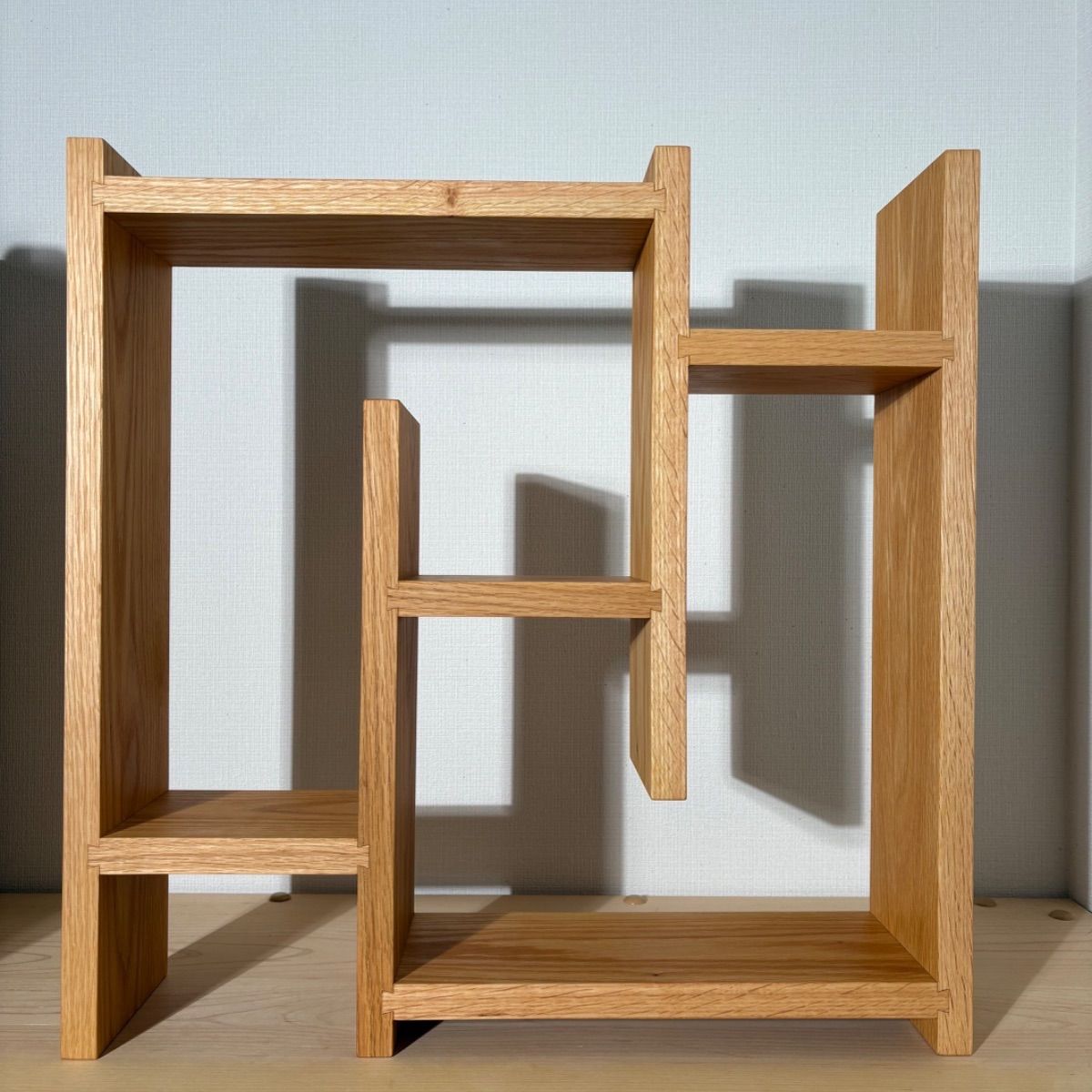 木製マルチラック 国産檜→残２ 北米産レッドオーク→残