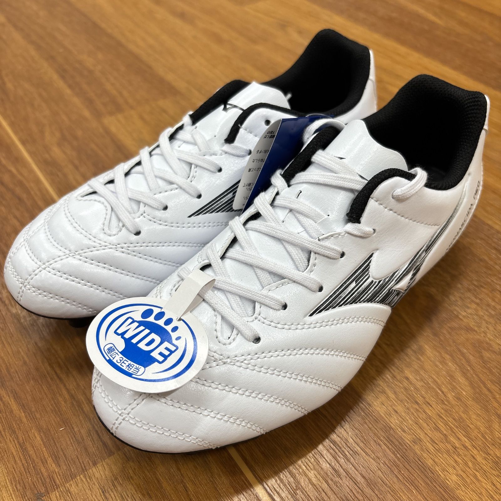 Mizuno ホワイト ワイド サッカーシューズ サッカーシューズ ミズノ