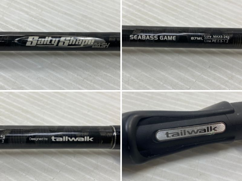 品 テイルウォーク ソルティシェイプ シーバスゲーム 87ML 2ピースロッド YR-18323