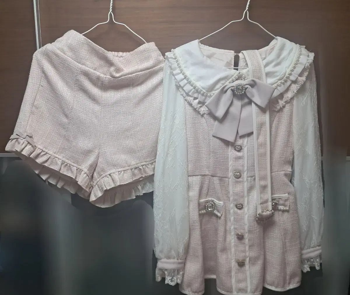 量産型 地雷系 リズリサ ツイード セットアップ