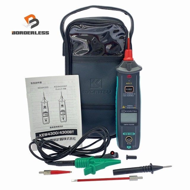 共立 簡易接地抵抗計 KEW 4300 ソフトケース 説明書付 ペン型簡易アース117767