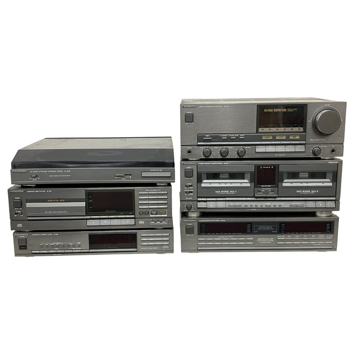 Panasonic RS-D8 SU-D8 ST-D8 SL-D8 SH-D8 SL-J85R システムコンポ パナソニック 音響機材 オーディオ ジャンク K10583144