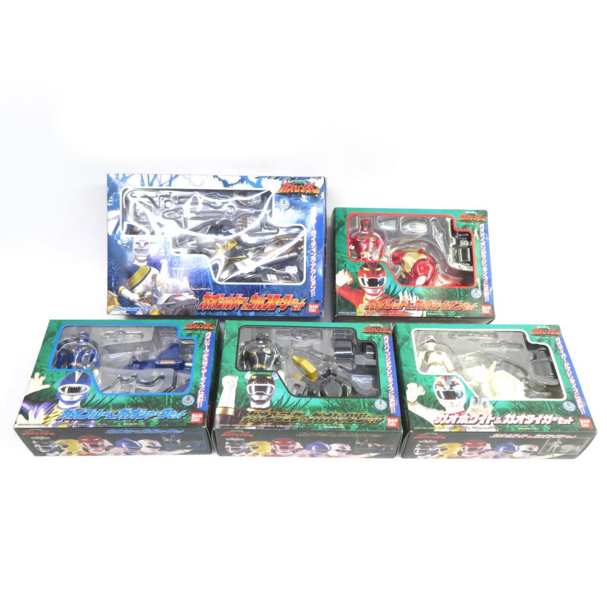 百獣戦隊ガオレンジャー ガオレッド ガオブルー ガオホワイト ガオブラック ガオシルバー 計5点セット