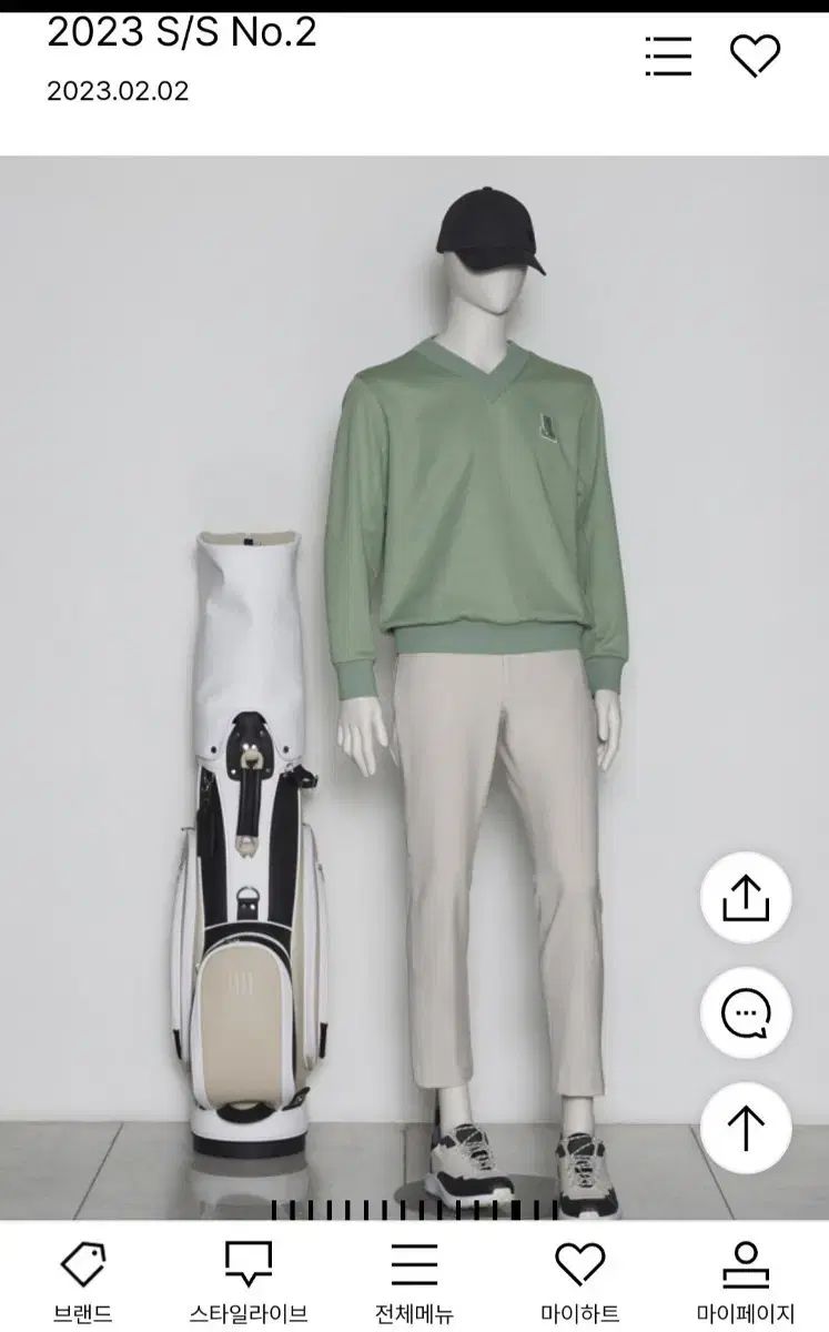 -THE HANDSOME LANVIN ブラン メンズ ゴルフ トップス