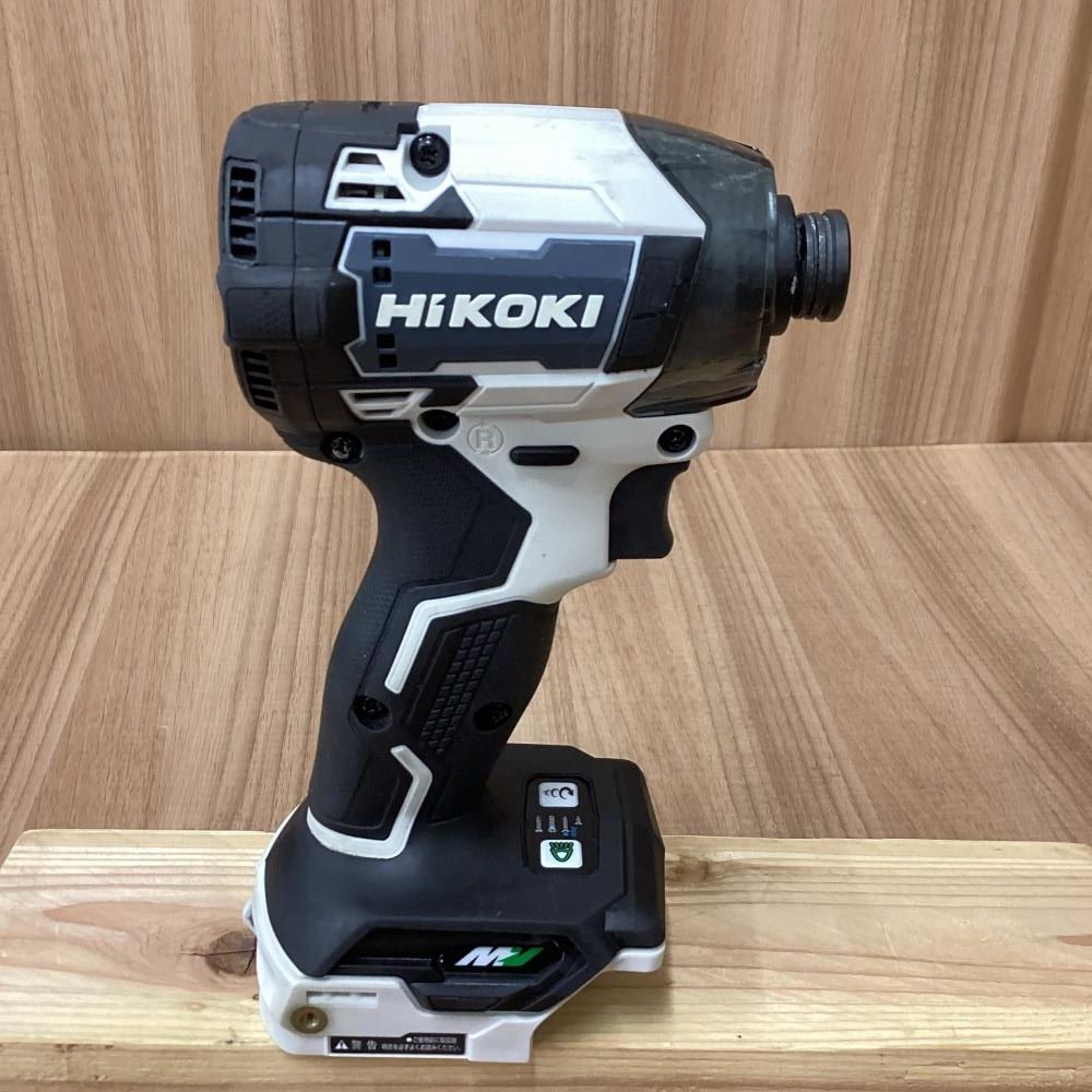 色 HiKOKI ハイコーキ WH36DD NN FW 充電式インパクトドライバ マルチボルト 201