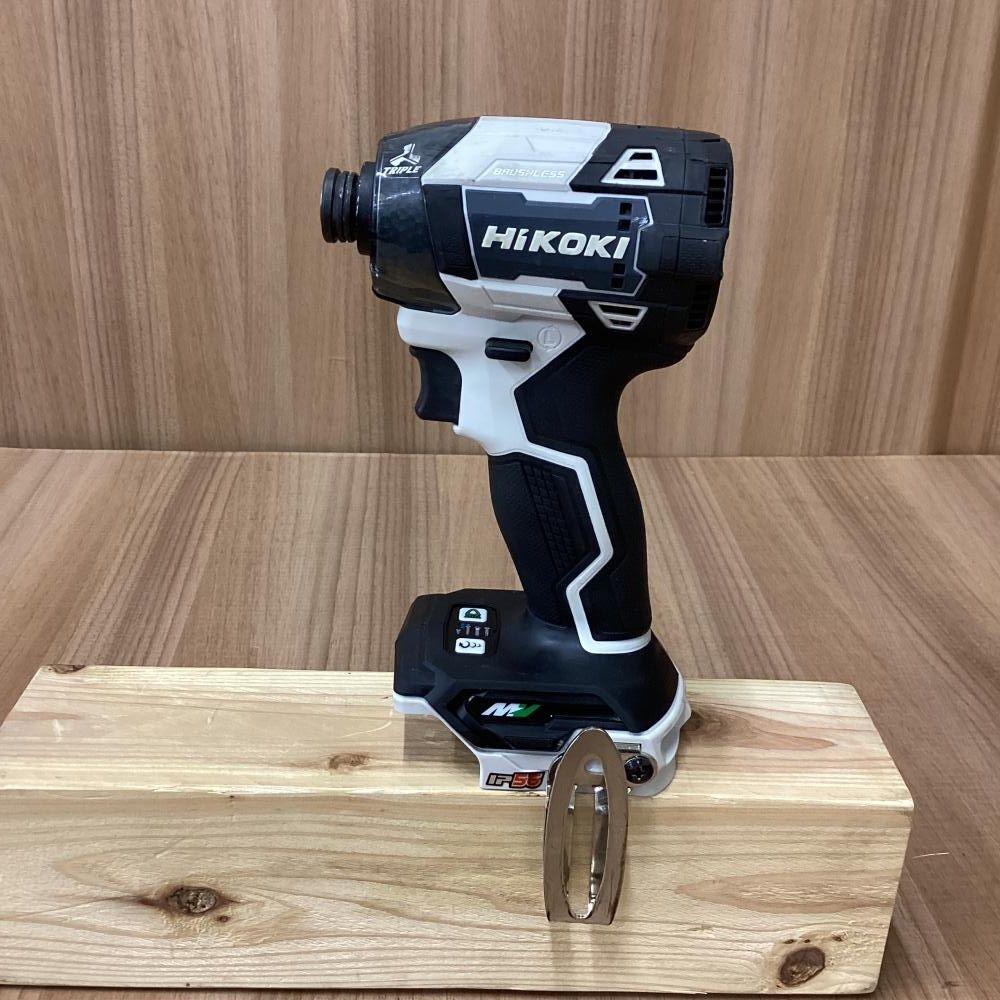 色 HiKOKI ハイコーキ WH36DD NN FW 充電式インパクトドライバ マルチボルト 201