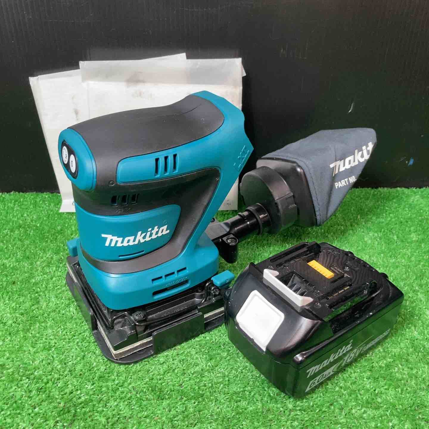 バッテリー付 マキタ makita コードレス防じんミニサンダ BO480DZ 18V6.0Ah×1個付き パンチプレートあり 岩槻店