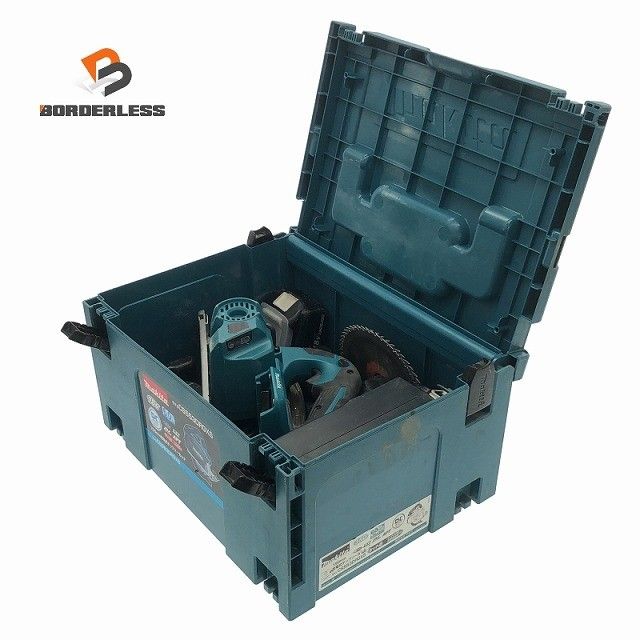 品 makita マキタ 150mm 18V 充電式チップソー CS553DRGX バッテリー2個 18V 6.0Ah 充電器 ケース付き117821