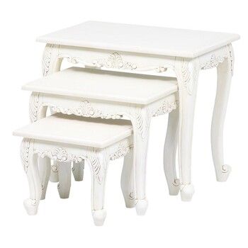 ネストテーブルアンティーク調 猫脚 RT 1751