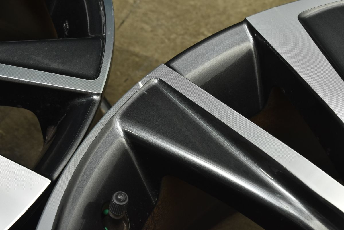  交換用に トヨタ 80 ハリアー G 18 in 7 J 35 PCD 114 3 4本セット RAV 4 ヴァンガード 流用 ノーマル戻し スタッドレス用に 可 18インチ ホイール