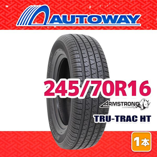 AUTOWAY 245 70 R 16 サマータイヤ TRU TRAC HT 16インチ １本売り 夏タイヤ オートウェイ