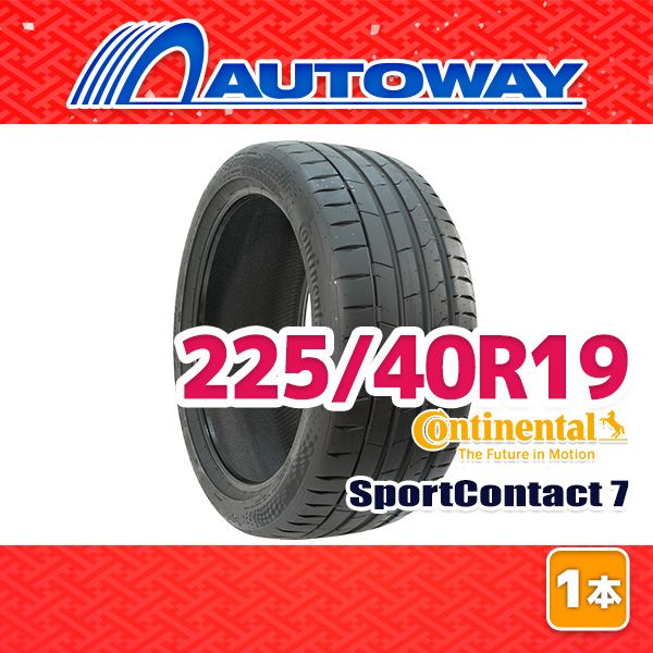AUTOWAY 225 40 R 19 サマータイヤ SPORT CONTACT 7 19インチ １本売り 夏タイヤ オートウェイ