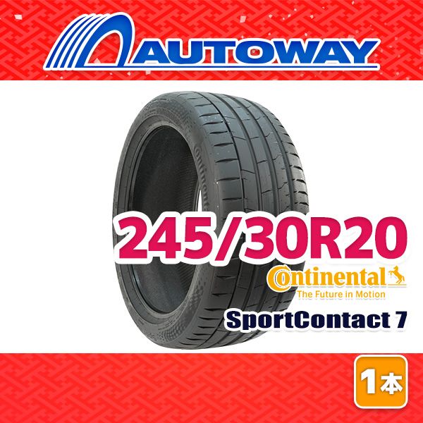 AUTOWAY 245 30 R 20 サマータイヤ SPORT CONTACT 7 20インチ １本売り 夏タイヤ オートウェイ