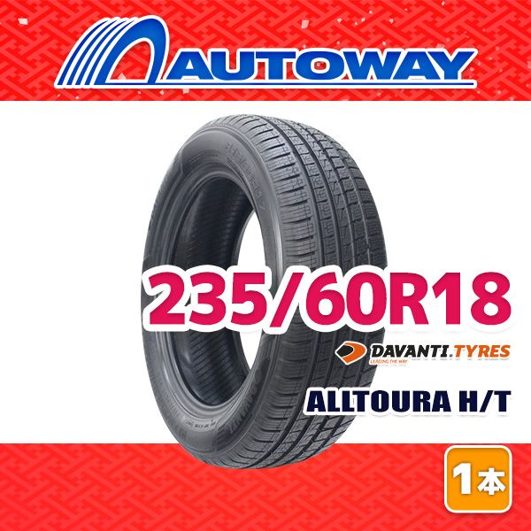 AUTOWAY 235 60 R 18 サマータイヤ DAVANTI H T 18インチ １本売り 夏タイヤ オートウェイ
