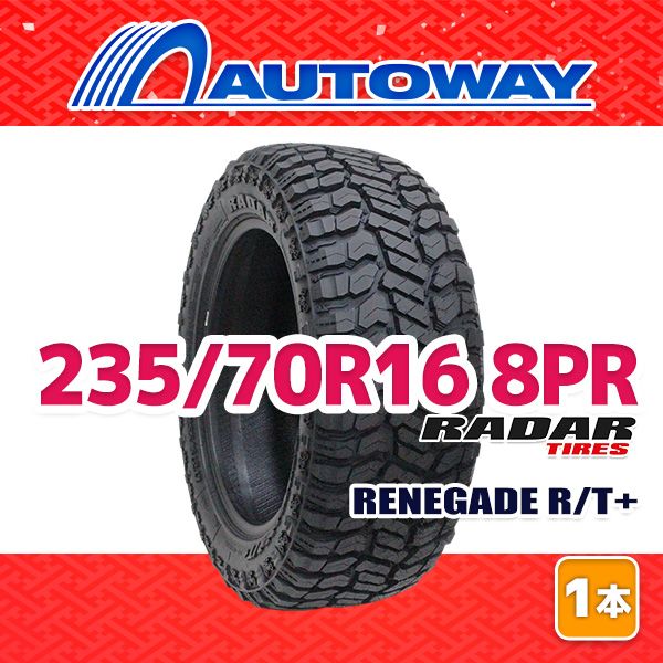 AUTOWAY 235 70 R 16 サマータイヤ Radar T 16インチ １本売り 夏タイヤ オートウェイ