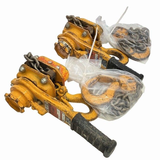 ☆中古品2点セット☆KITO キトー レバーブロック L5形 LB016 荷重1.6t
