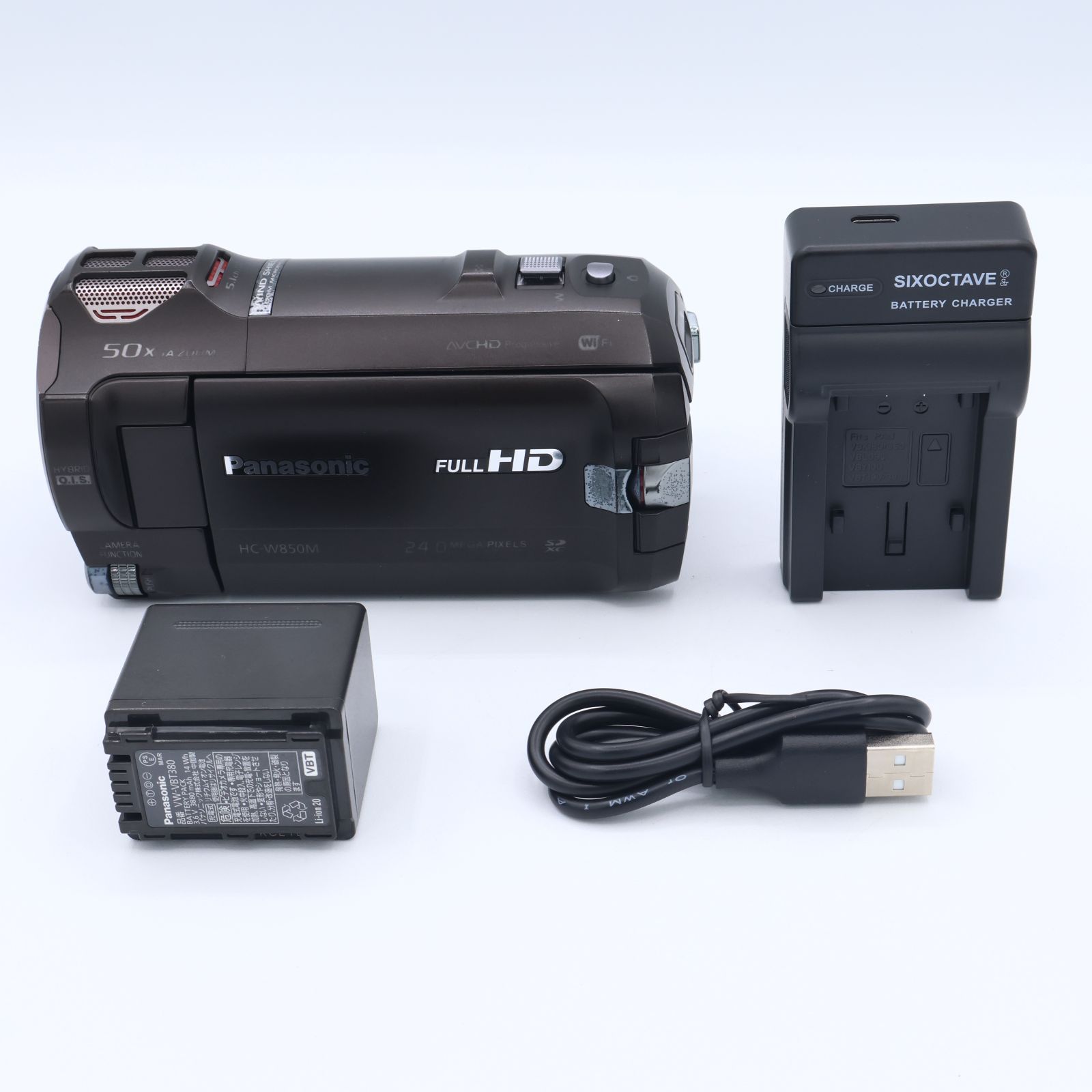 Panasonic パナソニック デジタルハイビジョンビデオカメラ 内蔵メモリー64GB ブラック HC-W850M-K 250926_DN4FB002252