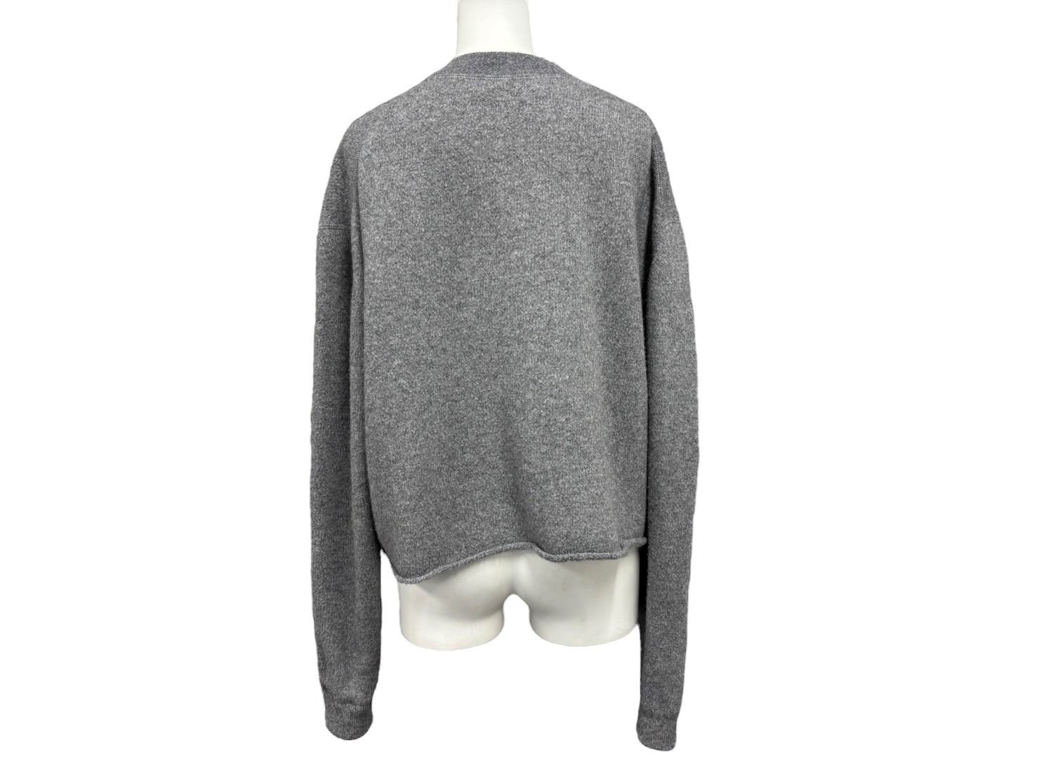 極美品 MIUMIU ミュウミュウ ニット ロゴ MML804 S232 1XS9 イタリア製